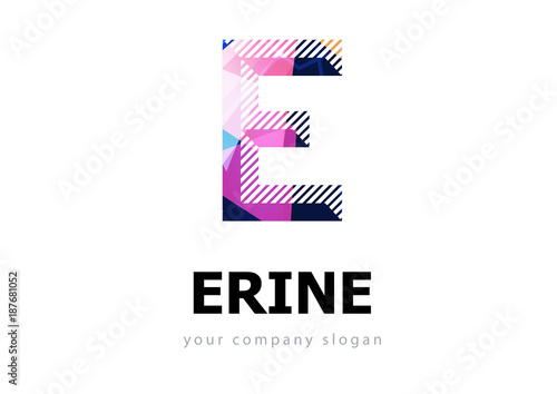 letter E logo Template for your company