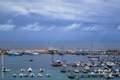 Landscape of the port of Otranto with storm coming - Italy © CosimoGiovanni