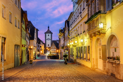 Rothenburg ob der Tauber Old Town, Germany © Boris Stroujko