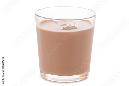 Принти на полотні A glass of chocolate milk cocoa