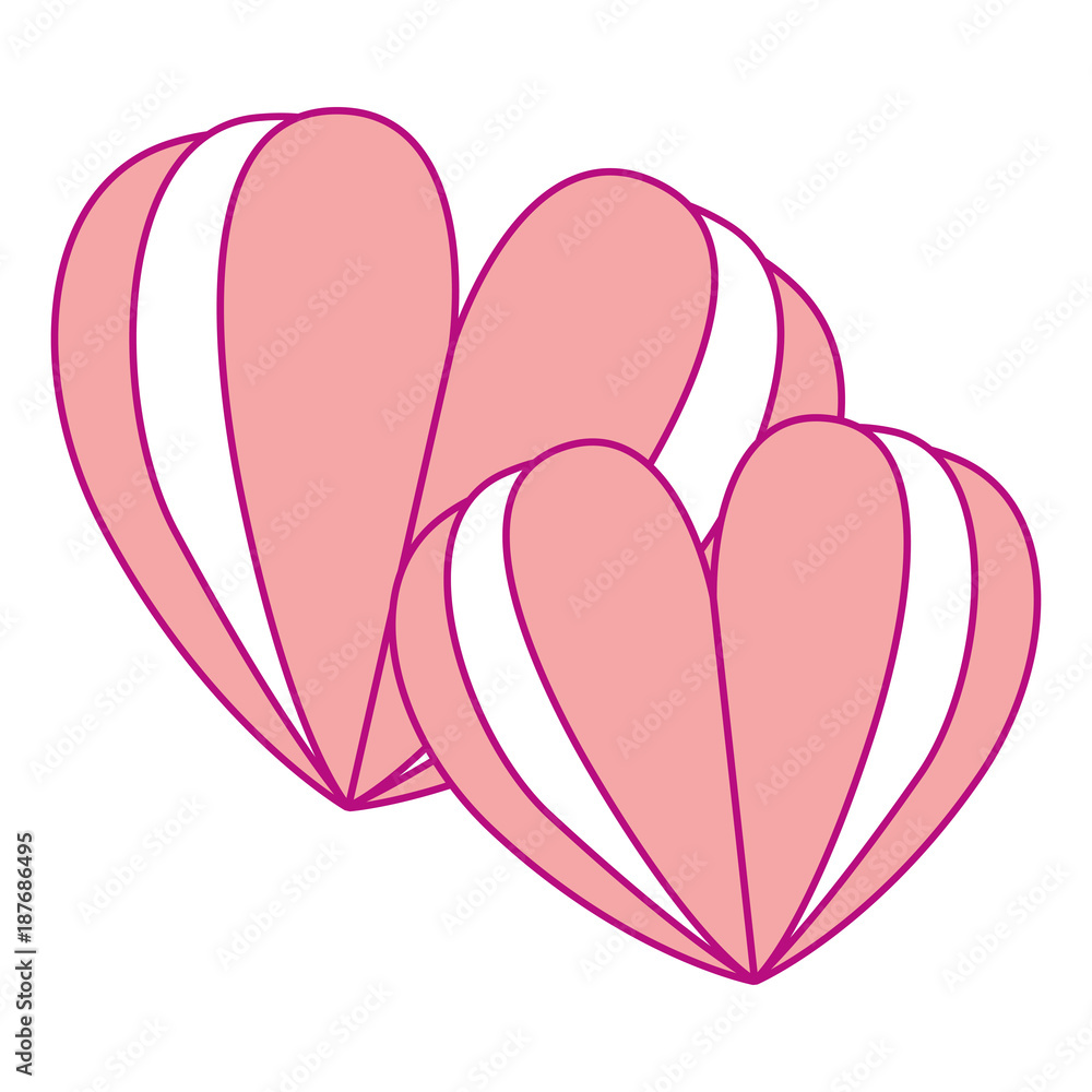 two hearts love card vector illustration design two hearts love card vector illustration design