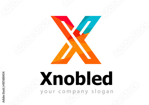 letter X logo Template for your company