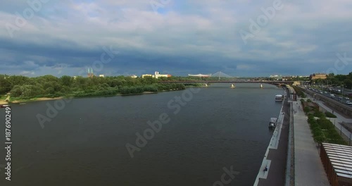 Wallpaper Mural Panoramic view of Old Town Warsaw in a summer day n Poland. Aerial view. Torontodigital.ca