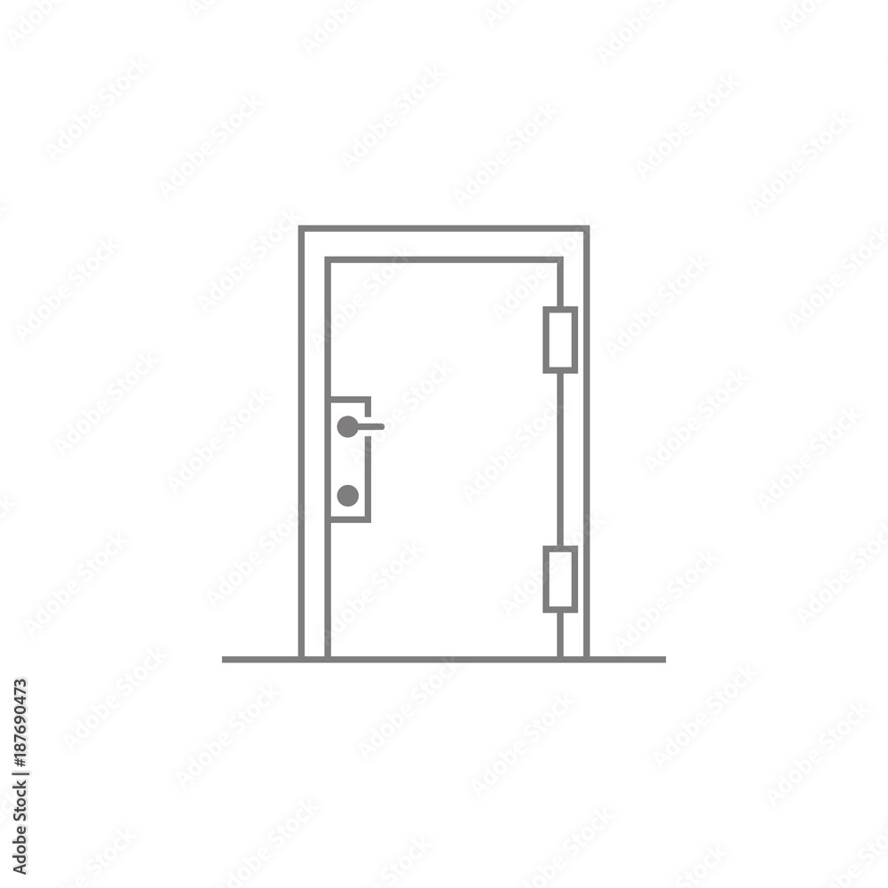 Door icon. Web element. Premium quality graphic design. Signs symbols collection, simple icon for websites, web design, mobile app, info graphics Door icon. Web element. Premium quality graphic design. Signs symbols collection, simple icon for websites, web design, mobile app, info graphics