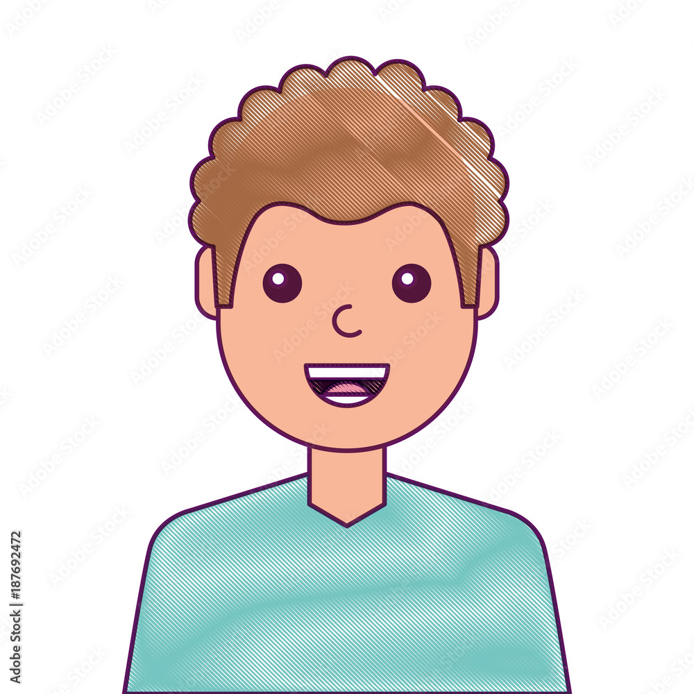 portrait man face laughing happy image vector illustration portrait man face laughing happy image vector illustration