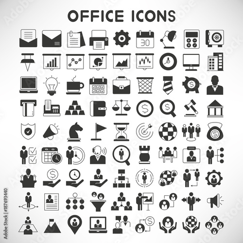 office icons set