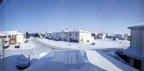 Buildings Snow