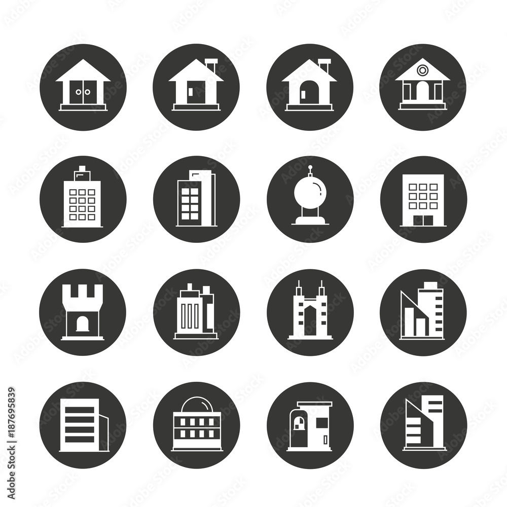 building icons building icons