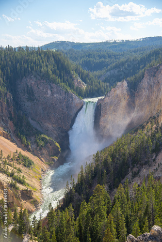 Waterfall in Yellowstone National Park