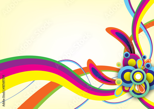 Abstract colorful festival background, Creative Design Templates