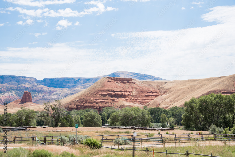 Fototapeta premium Mountain, Prairie & Canyon