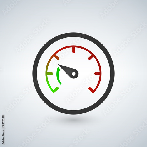 The tachometer, speedometer...