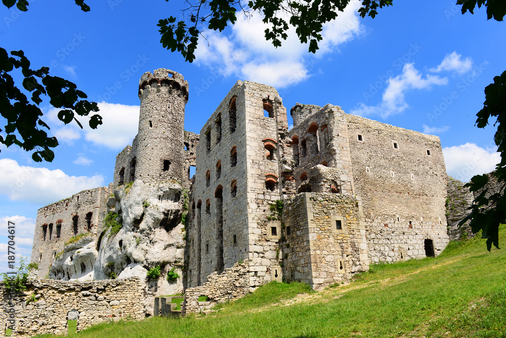 Ogrodzieniec castle in Poland