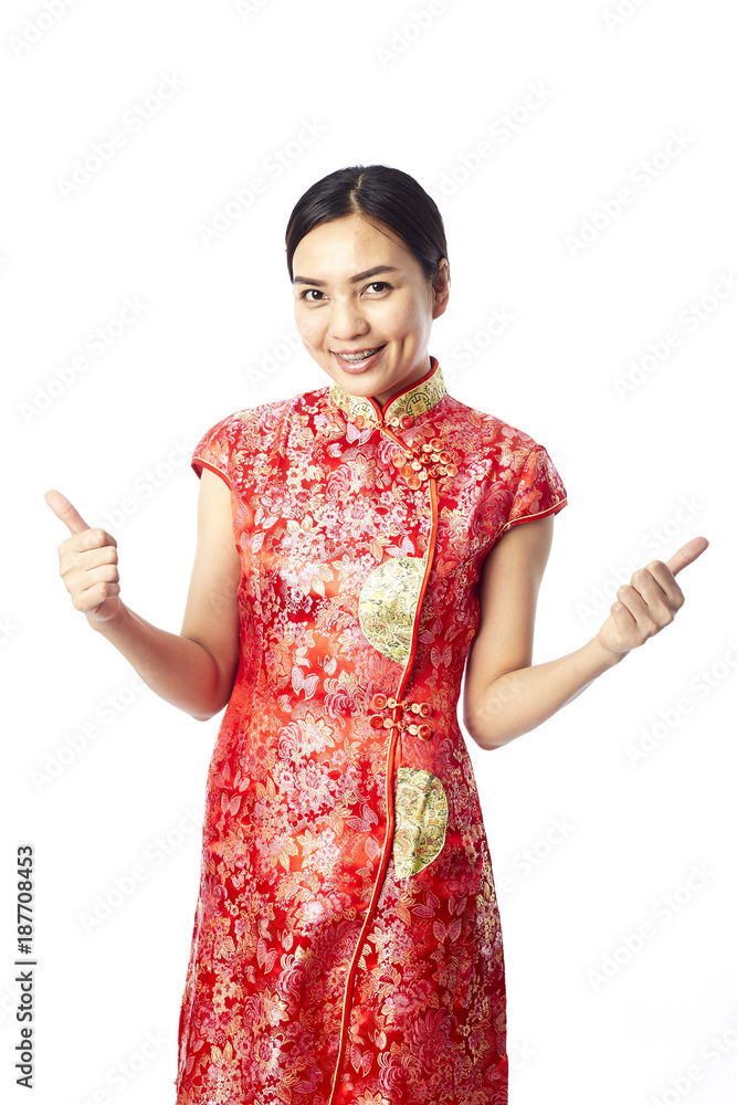 Chinese new year Asian girl Chinese new year Asian girl