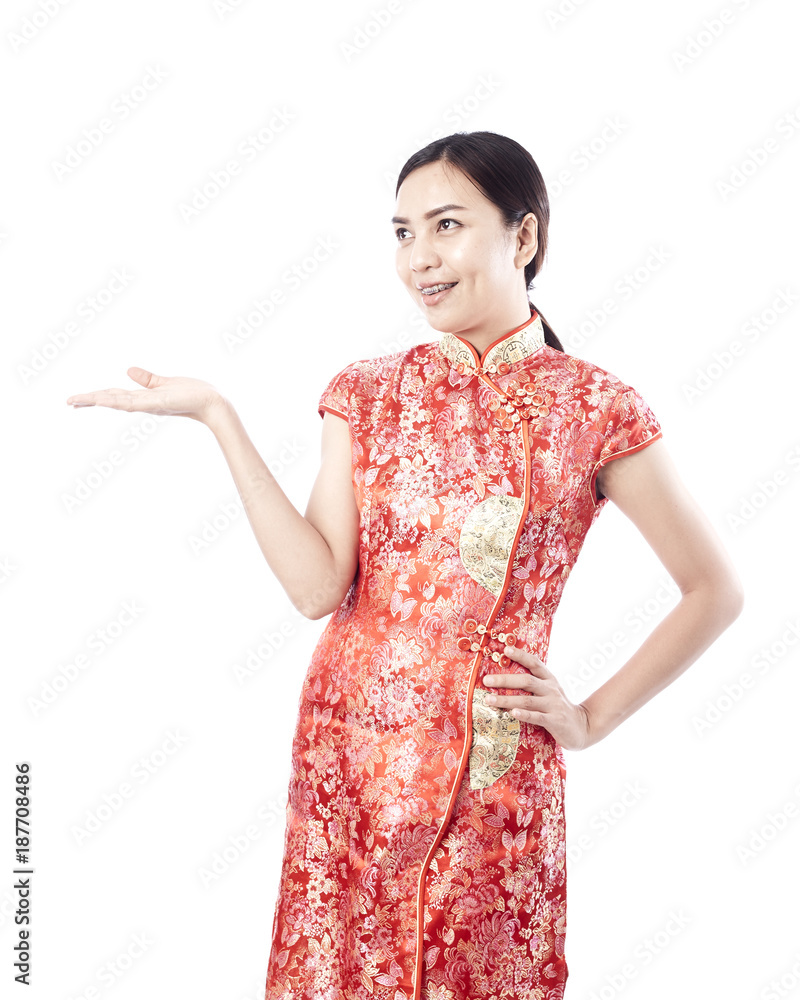 Chinese new year Asian girl Chinese new year Asian girl
