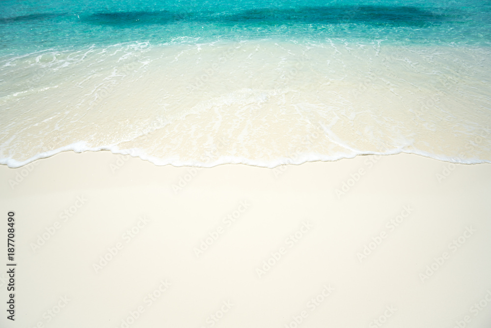 Obraz premium Maldives beach resort – summer vacation