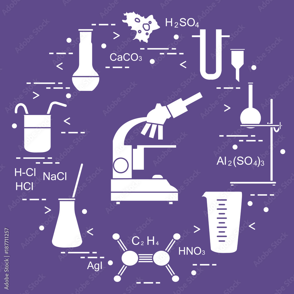 Chemistry scientific, education elements. Chemistry scientific, education elements.