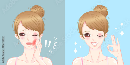 woman with tooth health cocncept