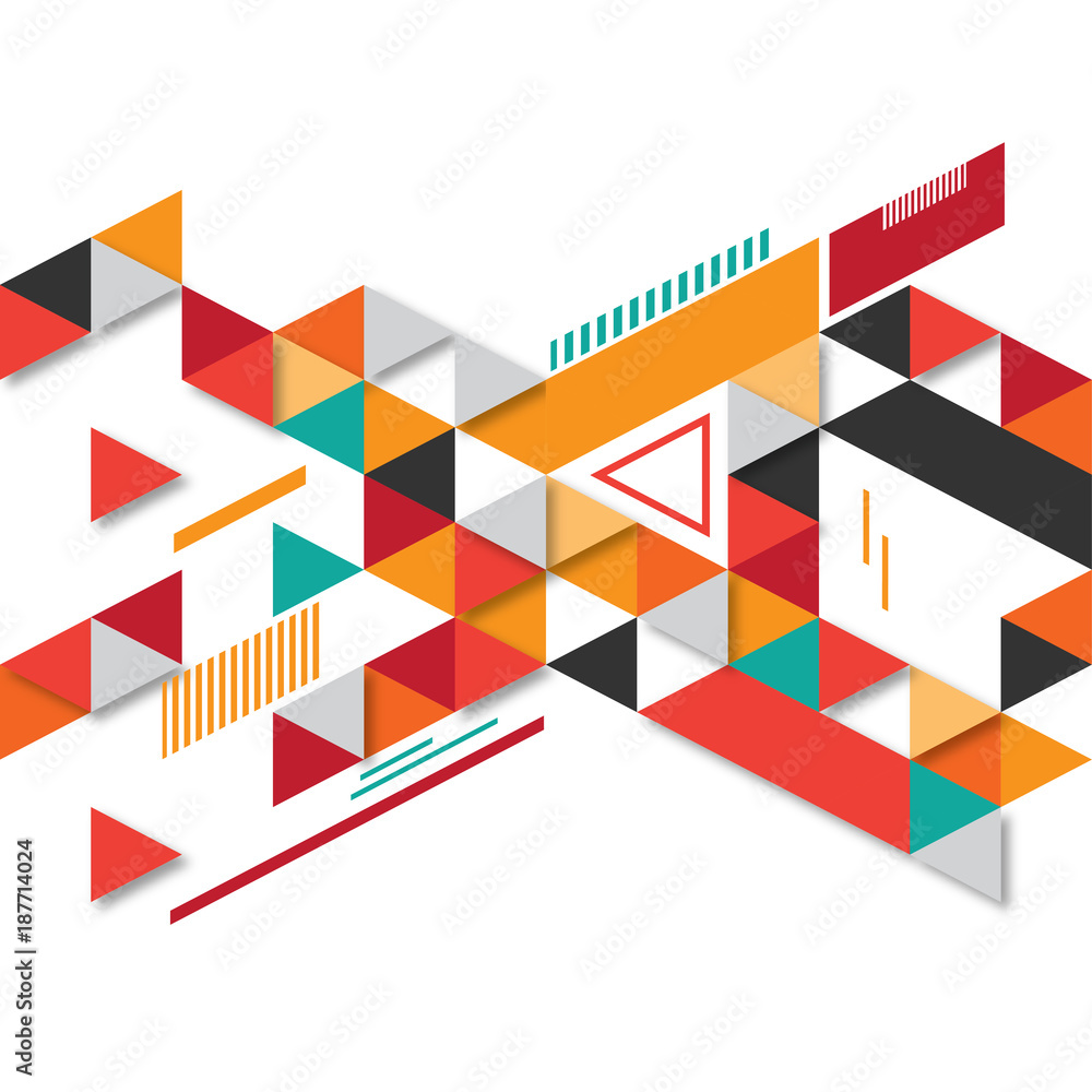 Abstract geometric background with polygonal triangles Abstract geometric background with polygonal triangles