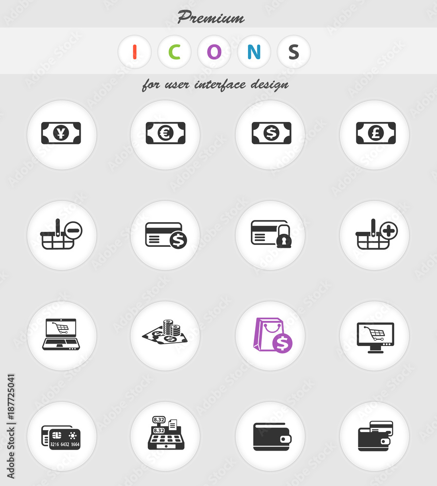 e-commerce icon set