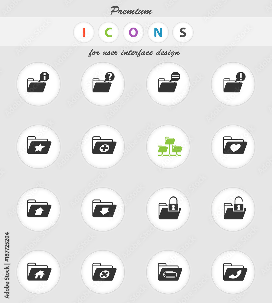 folders icon set folders icon set