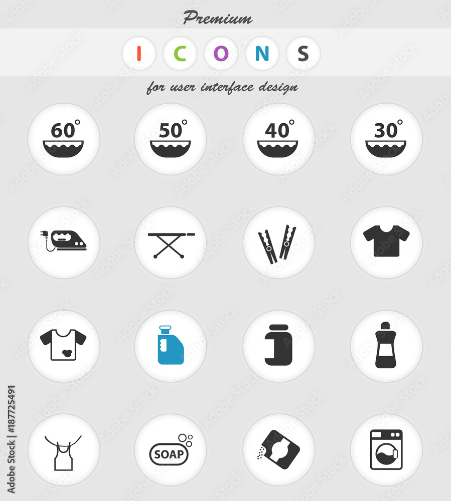 laundry icon set laundry icon set