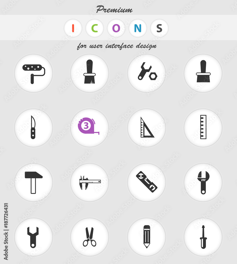 work tools icon set work tools icon set