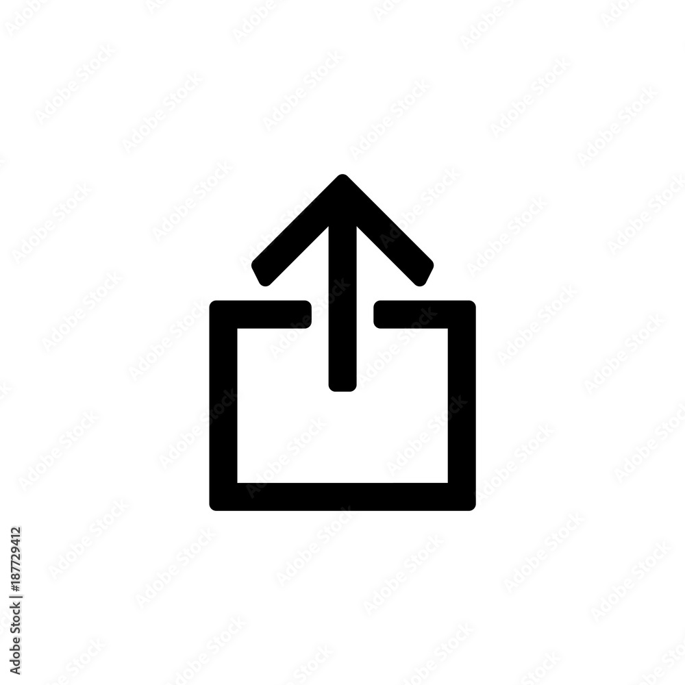 Logout icon for simple flat style ui design Logout icon for simple flat style ui design