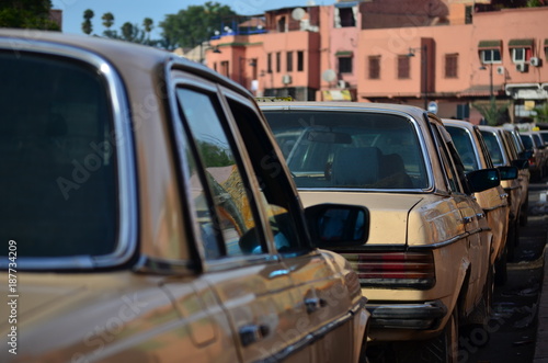 Taxi in Marrakech, Morocco