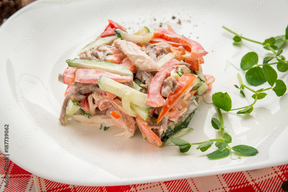 Fresh healthy Classic Caesar salad Fresh healthy Classic Caesar salad