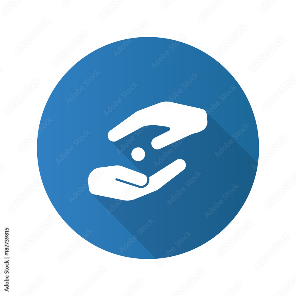 Islamic zakat flat design long shadow glyph icon Islamic zakat flat design long shadow glyph icon