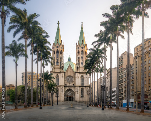 Se Cathedral - Sao Paulo, Brazil Fototapet