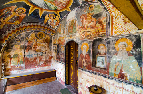 The holy monastery of Saint George Zograf in the monastic republic of Mount Athos, Greece