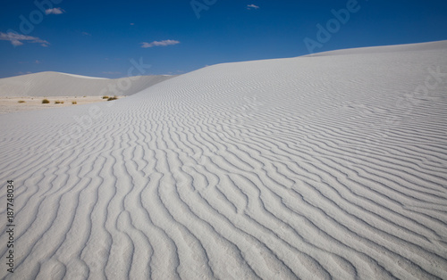 Gypsum Dunes at White Sands in New Mexico © Reto Ammann