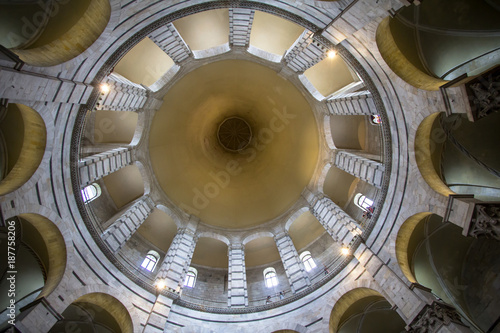 Baptistery of Saint John inside  Pisa  Italy
