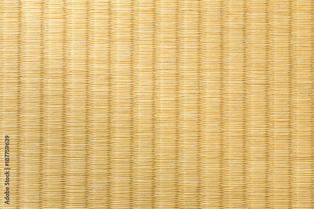 close up of tatami, japanese traditional room matt, showing craftmanship and design close up of tatami, japanese traditional room matt, showing craftmanship and design