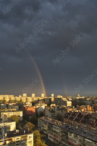 Rainbow over Varna,Bulgaria