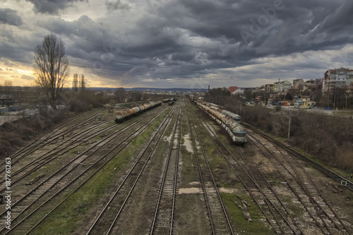 train station on Varna, Bulgaria