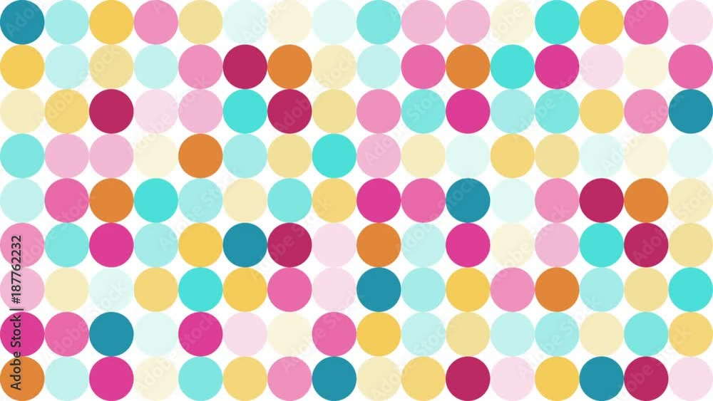 Abstract Motion Graphic. Colorful Circles Background Abstract Motion Graphic. Colorful Circles Background