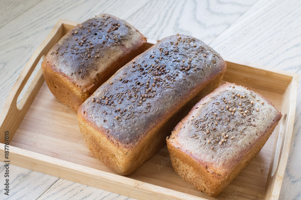 Homemeade rye bread Homemeade rye bread