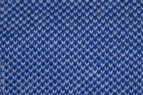 blue background with fabric, closeup