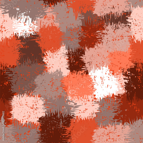 Seamless abstract grunge stained pattern in brown,beige,orange,grey,white colors for web design