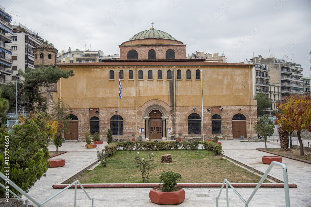 The basilica of Santa Sofia in Thessaloniki
