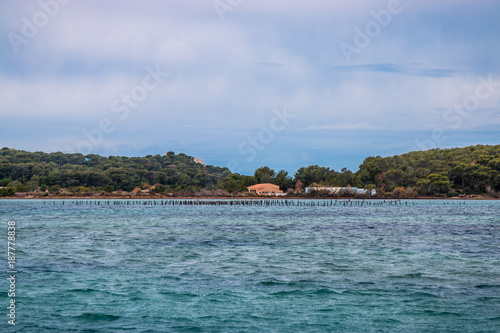 Vue sur les Iles Paul Ricard à Six-Fours-les-Plages