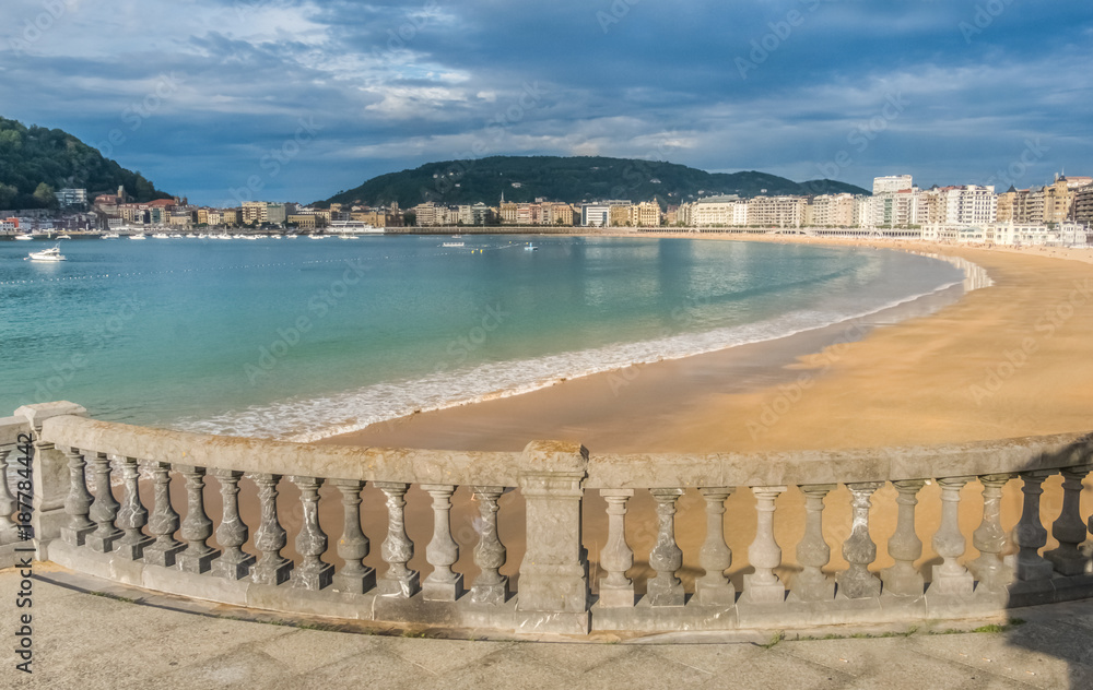San Sebastian (Donostia) a city on the coast of the Bay of Biscay in the Basque Autonomous Community (Gipuzkoa), Spain. San Sebastian (Donostia) a city on the coast of the Bay of Biscay in the Basque Autonomous Community (Gipuzkoa), Spain.