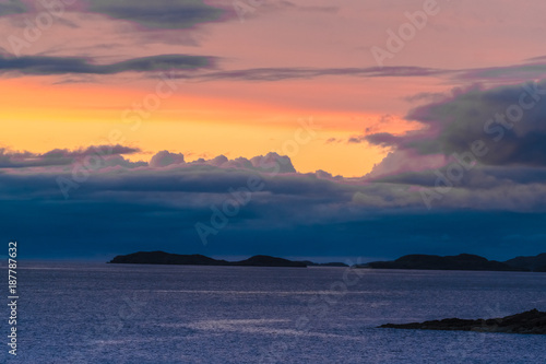 Sunset iduring the in the extreme north west of the Scottish Highlands © Luis