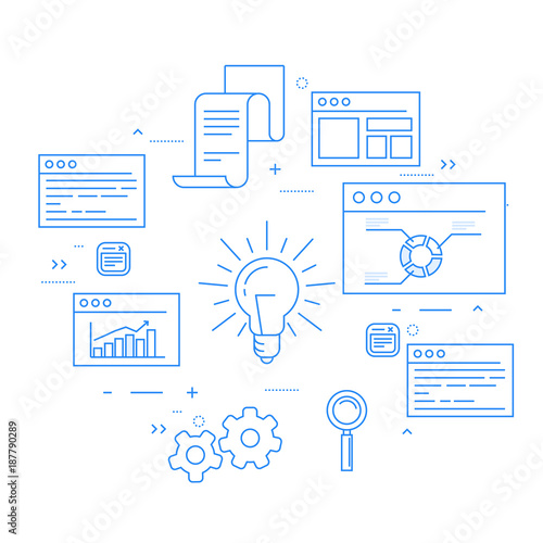 Stock exchange and business analytics, data flow, statisics and circulation of documents.