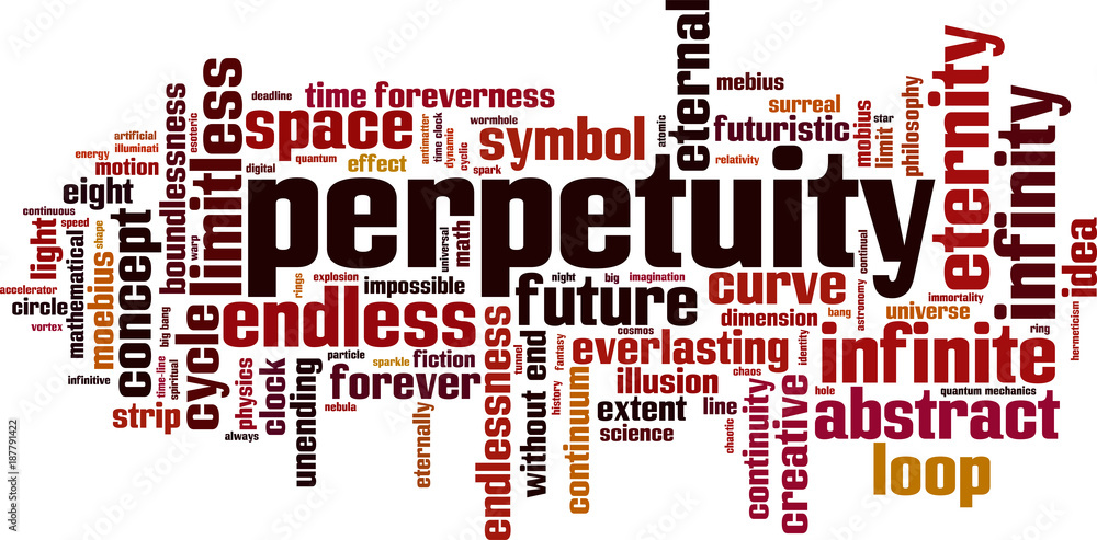 Perpetuity word cloud Perpetuity word cloud