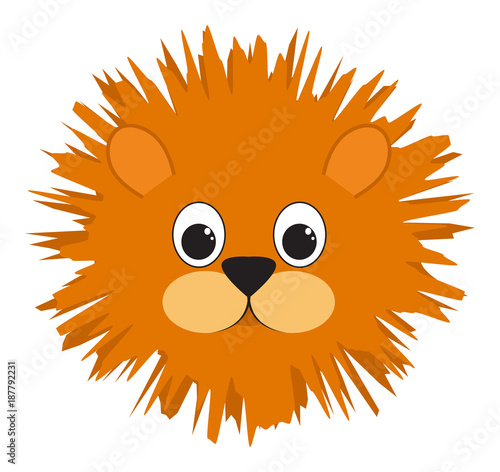 Fototapeta Naklejka Na Ścianę i Meble -  Muzzle of a lion