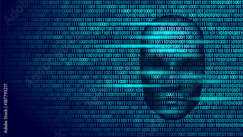 Hacker artificial intelligence robot danger dark face. Cyborg binary code head shadow online hack alert personal data intellect mind virtual information vector illustration